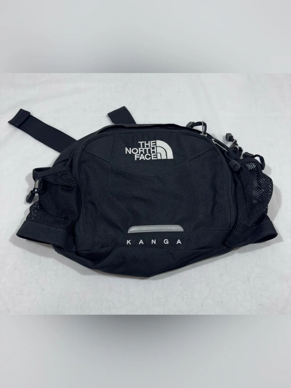 The North Face Kanga Black Waist Bag Adjustable Strap Pack Hiking